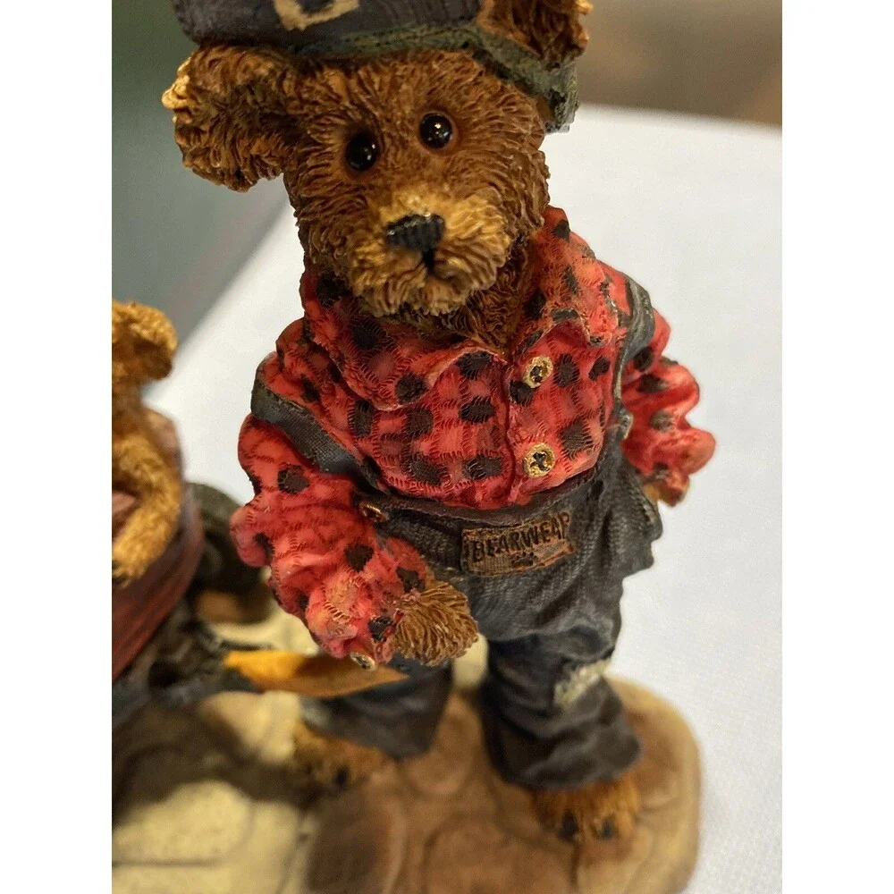 Boyds Bears Collection Huck with Mandy, Zoe and Zack…Rollin’ Along Numbered